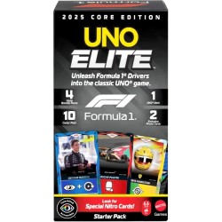 UNO Elite Formula 1 2025 Core Edition Starter Pack (4ct) RRP £17.99 UNO Elite Formula 1 2025 Core Edition Starter Pack (4ct) RRP £17.99