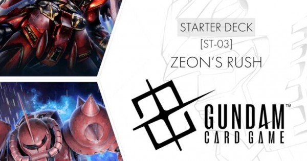 Zeon's Rush Starter Deck ST03 - Gundam Card Game (Englisch)