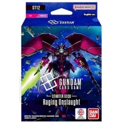 Gundam (ST12) Raging Onslaught Starter Deck (6ct) RRP £15.99 - RELEASE DATE: SEPTEMBER 25, 2026 (SOLD OUT TO PRE-ORDER)