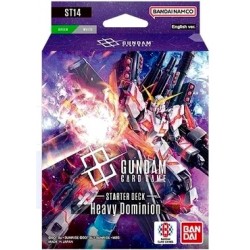 Gundam (ST14) Heavy Dominion Starter Deck (6ct) RRP £15.99 - RELEASE DATE: SEPTEMBER 25, 2026 (SOLD OUT TO PRE-ORDER)