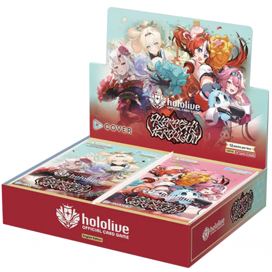 Hololive (HBP06) Ayakashi Vermilion Booster (12ct) RRP £3.99 Hololive (HBP06) Ayakashi Vermilion Booster (12ct) RRP £3.99