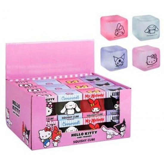Hello Kitty Squishy Cube Assortment (24ct) RRP £2.99 (AVAILABLE JUNE 14 2026) Hello Kitty Squishy Cube Assortment (24ct) RRP £2.99 (AVAILABLE JUNE 14 2026)