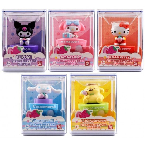 Hello Kitty & Friends Strawberry Cake Surprise Capsules (12ct) RRP £14.99