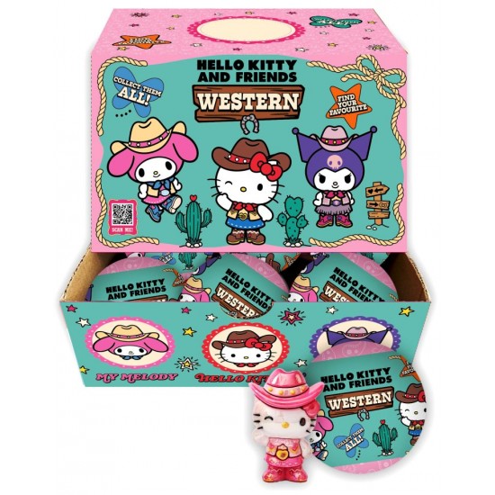 Hello Kitty & Friends Western Figure Blind Capsules CDU (36ct) RRP £2.99