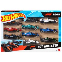 Hot Wheels (JMM24) Formula 1 10-pack Gift Set (6ct) RRP £23.00