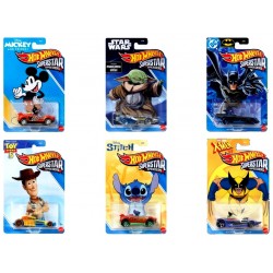 Hot Wheels (JJT79) Superstar Speeders Single Pack (10ct) RRP £4.09