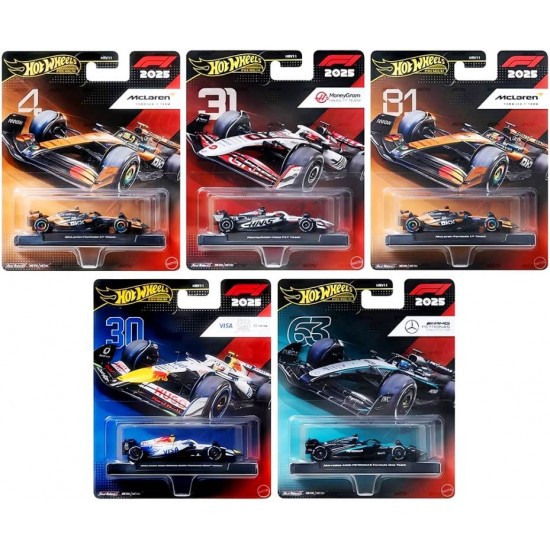 Hot Wheels (HRV11) Formula 1 Race Car Assortment (8ct) RRP £10.99 Hot Wheels (HRV11) Formula 1 Race Car Assortment (8ct) RRP £10.99