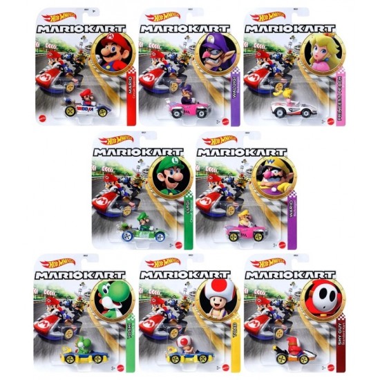 Hot Wheels (GBG25) Mario Kart Assortment (8ct) RRP £8.49 Hot Wheels (GBG25) Mario Kart Assortment (8ct) RRP £8.49