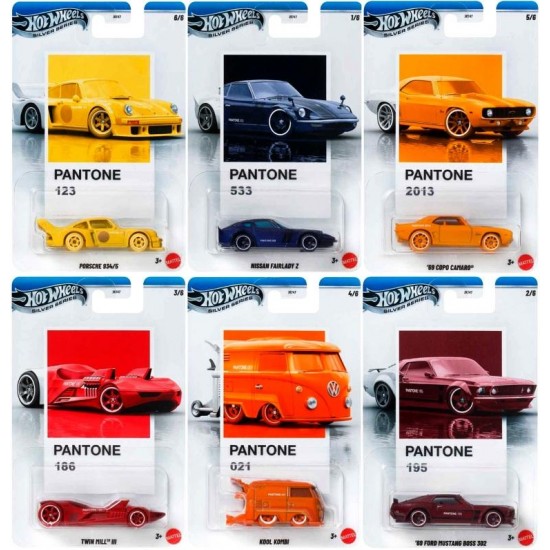 Hot Wheels (JKY47) Pantone Assortment (24ct) RRP £4.09 Hot Wheels (JKY47) Pantone Assortment (24ct) RRP £4.09