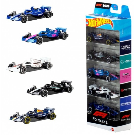 Hot Wheels (JLN11) Formula 1 Race Team Giftpack (12ct) RRP £11.50