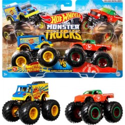 Hot Wheels Monster Trucks 2-Pack Assortment (FYJ64) (8ct) RRP £10.99