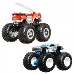 Hot Wheels Monster Trucks 2-Pack Assortment (FYJ64) (8ct) RRP £10.99