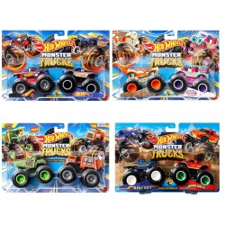 Hot Wheels Monster Trucks (FYJ64) Demolition Doubles 2-Pack Assortment (8ct) RRP £10.99
