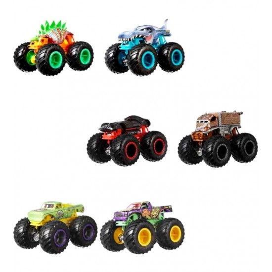 Hot Wheels Monster Trucks (FYJ64) Demolition Doubles 2-Pack Assortment (8ct) RRP £10.99