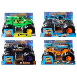 Hot Wheels Monster Trucks (FYJ83) Oversized 1:24 Scale Assortment (4ct) RRP £10.99