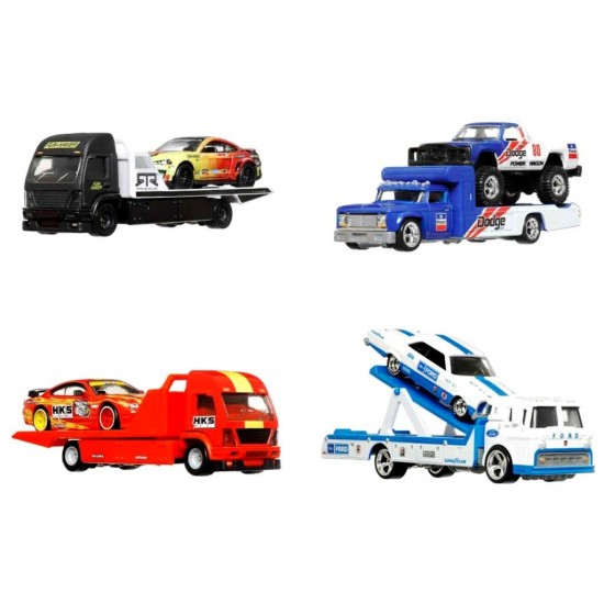 Hot Wheels (FLF56) Team Transport 2-pack Assortment (4ct) RRP £18.99