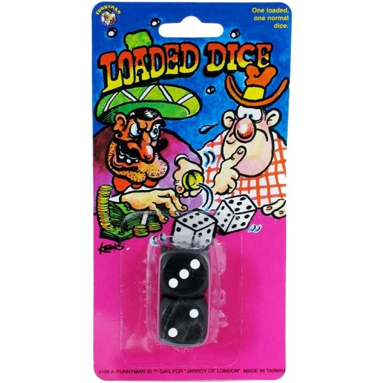 Jokes Loaded Dice (12ct) RRP £2.49 Jokes Loaded Dice (12ct) RRP £2.49