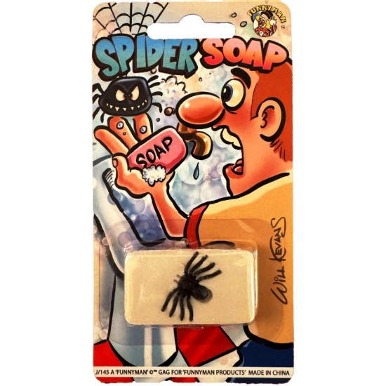 Jokes Spider Soap (12ct) RRP £1.49 Jokes Spider Soap (12ct) RRP £1.49
