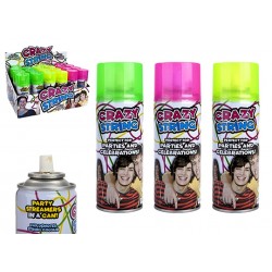 Crazy Silly String Cans - 3 assorted (24ct) RRP £2.99