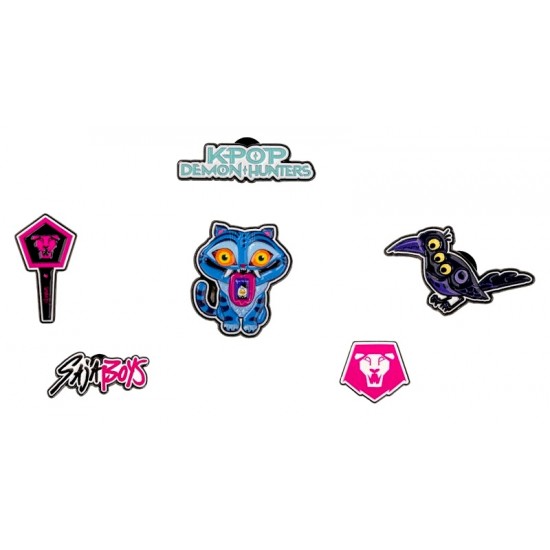 KPop Demon Hunters Pin Badge Assortment (12ct) RRP £2.99 KPop Demon Hunters Pin Badge Assortment (12ct) RRP £2.99