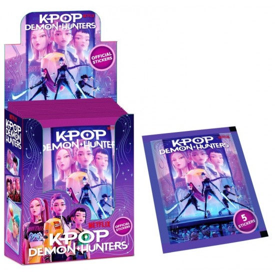KPop Demon Hunters Official Sticker Collection CDU (40ct) RRP £1.00