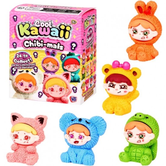Chibi-Mals Surprise Kawaii Figure Blind Box (24ct) RRP £1.99 (AVAILABLE FROM JULY 2026)