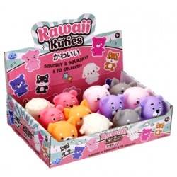 Kawaii Kuties Squeezy Animals in CDU (12ct) RRP £1.99