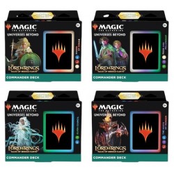 Magic The Gathering Universes Beyond - The Lord of the Rings: Tales of Middle-Earth Commander Decks (4ct) RRP £54.99 - SOLD OUT TO PREORDER