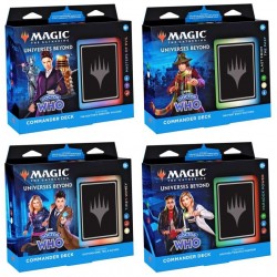 Magic The Gathering Universes Beyond - Doctor Who Commander Decks (4ct) RRP £58.99 - RELEASE DATE: OCTOBER 13, 2023