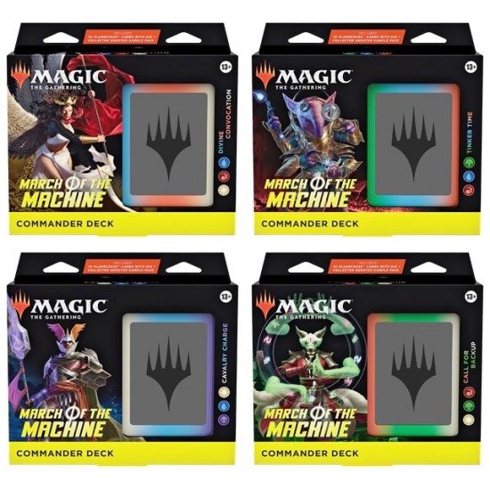 Magic The Gathering March of the Machine Commander Decks (5ct) RRP £46.99