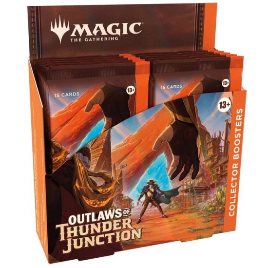 Magic The Gathering Outlaws of Thunder Collector Boosters (12ct) RRP £25.99