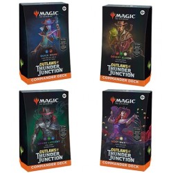 Magic The Gathering Outlaws of Thunder Commander Decks  (4ct) RRP £46.99 - RELEASE DATE: APRIL 19, 2024