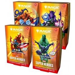 Magic The Gathering: Marvel Super Heroes Collector's Edition Commander Decks (4ct) RRP £159.99 Magic The Gathering: Marvel Super Heroes Collector's Edition Commander Decks (4ct) RRP £159.99