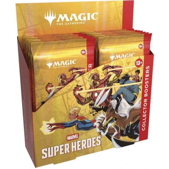 Magic The Gathering Marvel Super Hero's Collectors Boosters (12ct) RRP £39.99 - RELEASE DATE: JUNE 26, 2026 (SOLD OUT TO PRE-ORDER) Magic The Gathering Marvel Super Hero's Collectors Boosters (12ct) RRP £39.99 - RELEASE DATE: JUNE 26, 2026 (SOLD OUT TO PRE-ORDER)