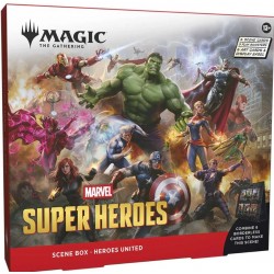 Magic The Gathering Marvel Super Hero's Scene Box (4ct) RRP £41.99 - RELEASE DATE: JUNE 26, 2026 (SOLD OUT TO PRE-ORDER)
