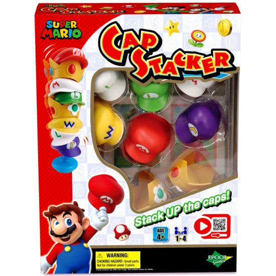 Super Mario Cap Stacker Game RRP £14.99