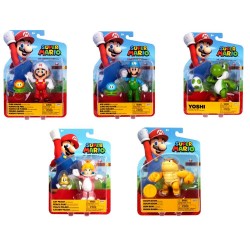 Super Mario 4" Figure Assortment (6ct) RRP £10.99 Super Mario 4" Figure Assortment (6ct) RRP £10.99