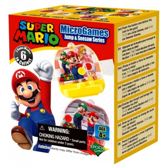 Super Mario Micro Games Jump & Seesaw Series Blind Boxes (12ct) RRP £4.49