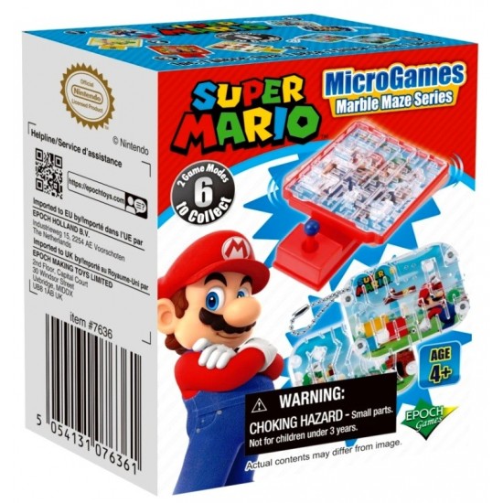 Super Mario Micro Games Marble Maze Series Blind Boxes (12ct) RRP £4.49