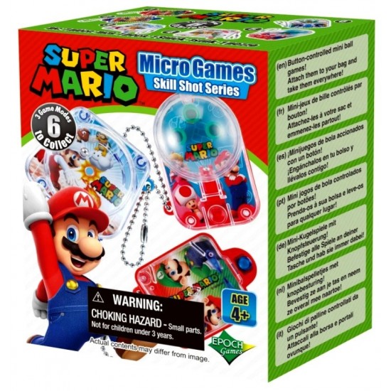 Super Mario Micro Games Skill Shot Series Blind Boxes (12ct) RRP £4.49