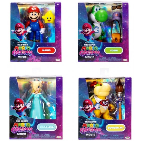 Super Mario Galaxy Movie 5-inch Figure Assortment (6ct) RRP £20.00