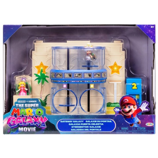 Super Mario Galaxy Movie Gateway Galaxy Playset (3ct) RRP £25.00