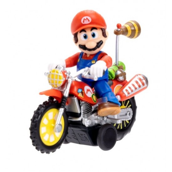 Super Mario Galaxy Movie 2.5-inch Mario Figure with Motorcycle (2ct) RRP £15.00