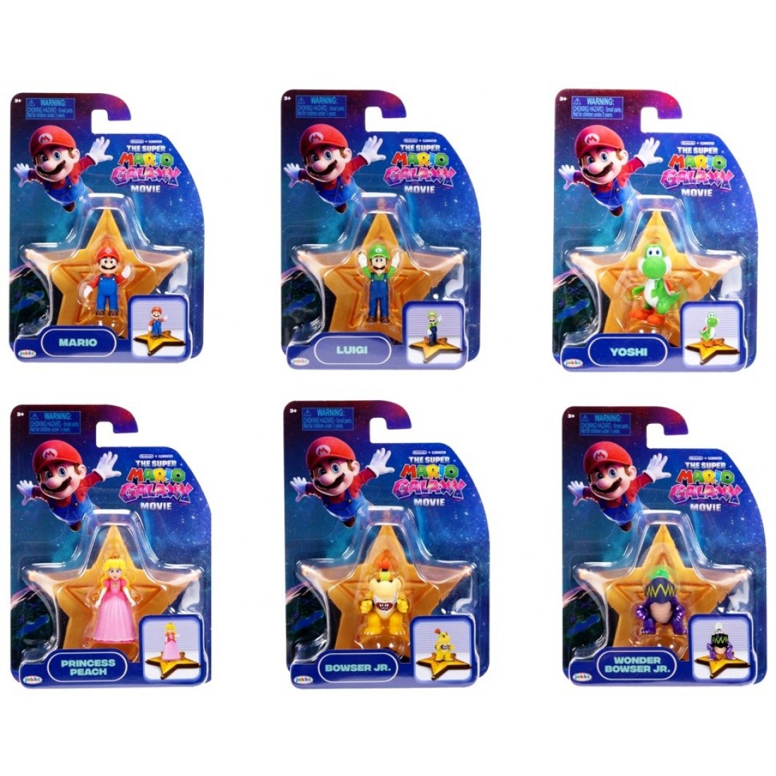 Super Mario Galaxy Movie Mini Figure with Star Launcher Accessory