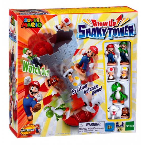 Super Mario Blow Up! Shaky Tower Game RRP £19.99