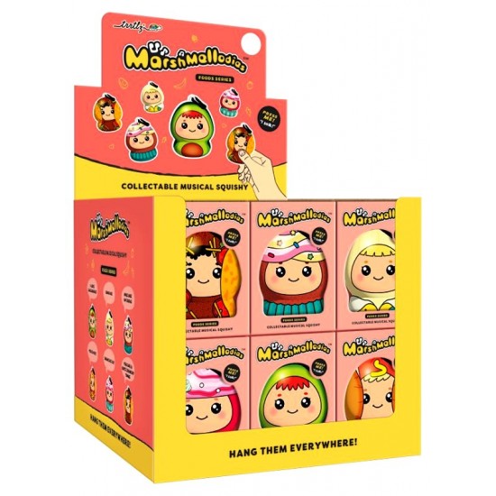 Marshmellodies Food Musical Squishy CDU (12ct) RRP £4.99