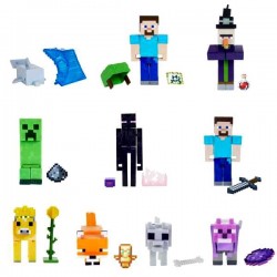 Minecraft Craft-A-Block Figure Assortment (GTP08) (8ct) rrp £11.99