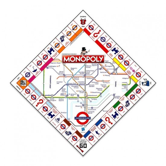 London Underground Monopoly (2024 Refresh) RRP £34.99