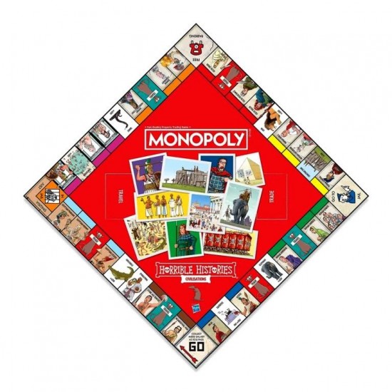 Horrible Histories Civilisations Monopoly RRP £34.99