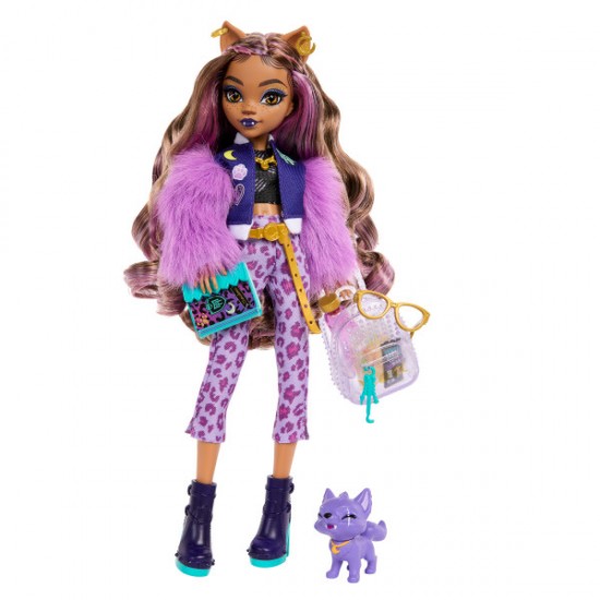 Monster High Clawdeen Doll (HRP65) (4ct) RRP £29.99 Monster High Clawdeen Doll (HRP65) (4ct) RRP £29.99